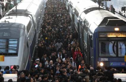 Huelga ferroviaria en Francia