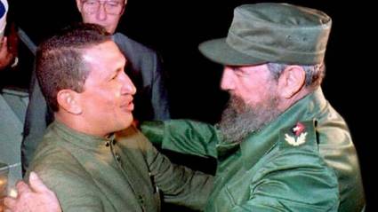 Hugo Chávez y Fidel