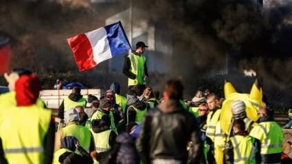 Protestas por casi veinte semanas de los chalecos amarillos en Francia