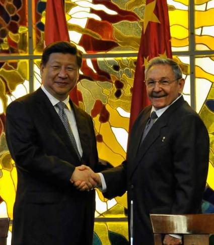 Raúl Castro y Xi Jinping