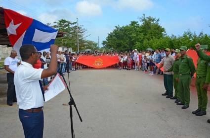 Jóvenes pineros ratifican su compromiso por Cuba.