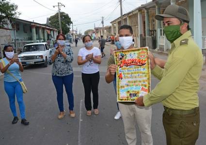 La UJC reconoce el empeño de los jóvenes del Minint por mantener el orden público en tiempos de la COVID-19