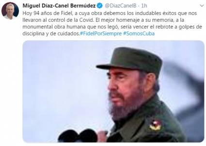 Controlar Covid-19 es mejor homenaje a Fidel Castro