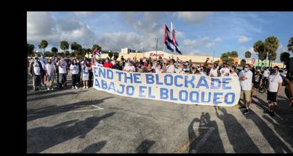 Caravana contra el Bloqueo en Miami