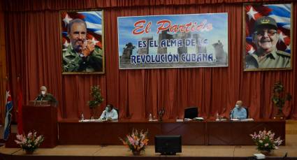 Primer Secretario del Comité Central del Partido Comunista de Cuba y Presidente de la República, Miguel Díaz-Canel Bermúdez, en Guantánamo