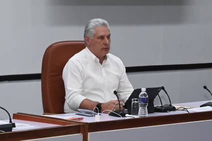 Primer Secretario del Comité Central del Partido Comunista y Presidente de la República de Cuba, Miguel Díaz-Canel Bermúdez.