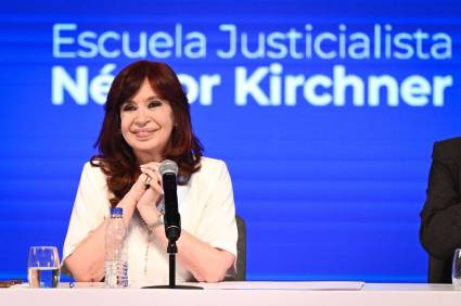 La vicepresidenta de Argentina, Cristina Fernández de Kirchner