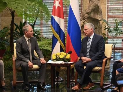 El Presidente de la República recibió este sábado al Presidente de la Duma Estatal de la Asamblea Federal de la Federación de Rusia