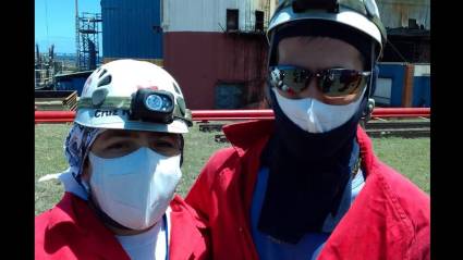 Judith y José Manuel, dos miembros de la Cruz Roja en Matanzas