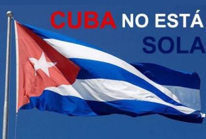 Grupos vascos denuncian el bloqueo de Estados Unidos contra Cuba.