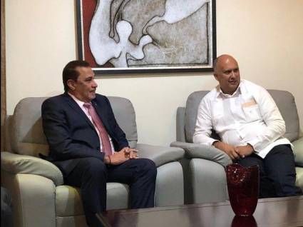 Ministro de Asuntos Exteriores y Turismo de la República de Seychelles, Louis Sylvestre Radegonde, visita Cuba