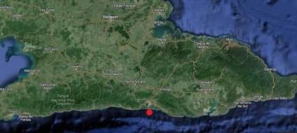 Reportan terremoto  de 4.3 grados en Santiago de Cuba