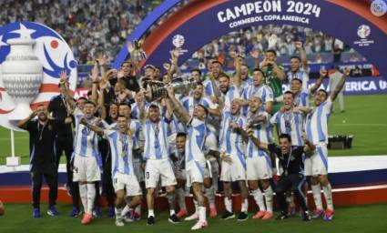 La selección argentina se convirtió en la máxima ganadora de la Copa América con 16 títulos