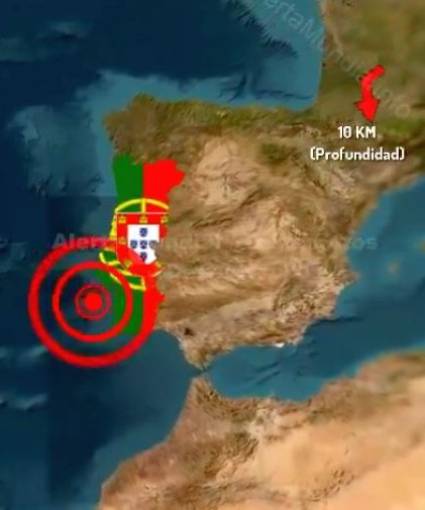 Un sismo sacude el sur de Portugal