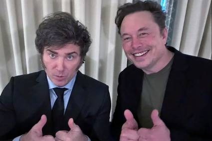 Javier Milei y Elon Musk