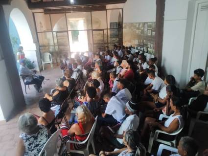 Trabajadores del Museo Provincial Palacio de Junco