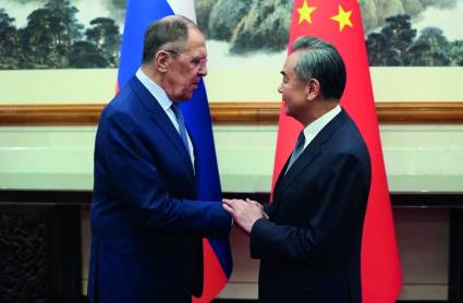 Lavrov y Wang Yi se reunieron en Nueva York