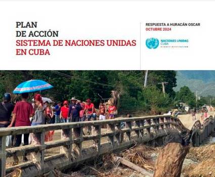 Plan de Acción del Sistema de ONU en Cuba en Respuesta a Huracán Oscar