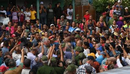 El Presidente de Cuba, Miguel Díaz-Canel