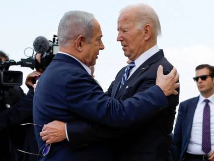 Netanyahu y Biden unidos en un abrazo criminal