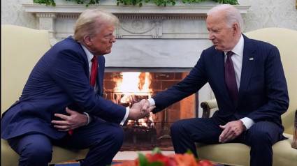 Trump y Biden prometen transición tranquila