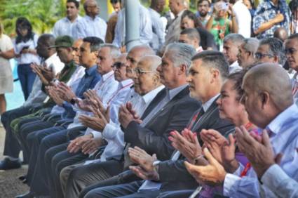 Miguel Díaz-Canel Bermúdez, Primer Secretario del Comité Central del Partido Comunista de Cuba y Presidente de la República, asiste hoy a la apertura de la 40 edición de la Feria Internacional de La Habana Fihav 2024