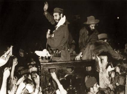 Fidel en el enero victorioso de la Revolución en 1959