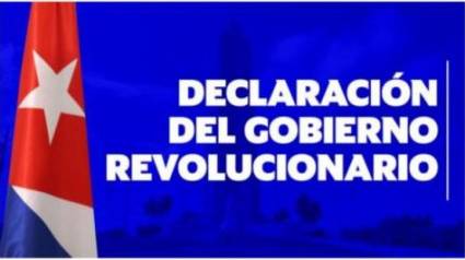 Declaración del Gobierno Revolucionario