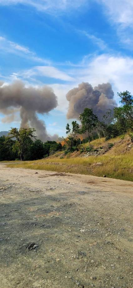 Incendio ocurrido en un almacén del Ministerio de las Fuerzas Armadas Revolucionarias