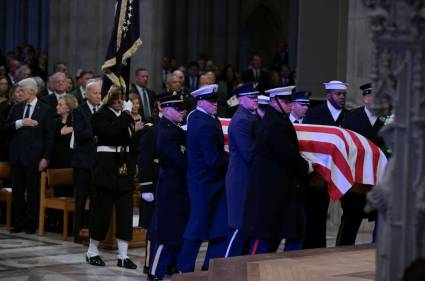 El Washington National Cathedral acoge el funeral de Estado del expresidente Jimmy Carter