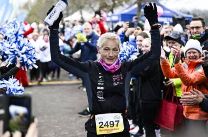 Hilde Dosogne corrió 366 maratones el año pasado sin dejar de trabajar