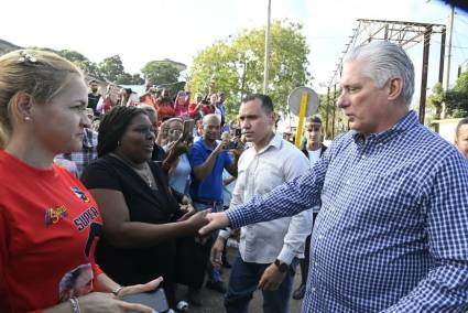 Recorrido de Miguel Díaz-Canel por Ciego de Ávila