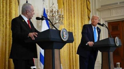 Donald Trump y Benjamín Netanyahu