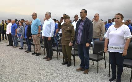 Participaron en la inauguración de la obra el Presidente Miguel Díaz-Canel y autoridades políticas y administrativas de La Habana