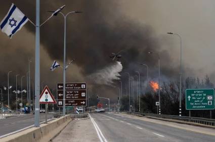 Israel en emergencia. Se prenden fuego enormes bosques que amenazan con incendiar ciudades