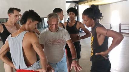 Jornada de ensayos en el Teatro Heredia