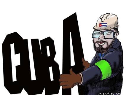 Trabajadores cubanos.
