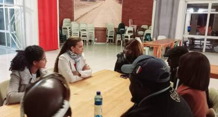En el contexto de la 21er. Asamblea General de la Federación Mundial de Juventudes Democráticas, Meyvis Estévez Echevarría sostuvo encuentros con representantes de delegaciones homologas.