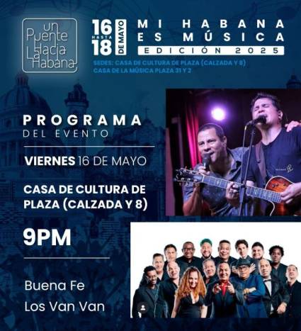 Con diversas propuestas culturales llega la XIII edición del festival Un puente hacia La Habana