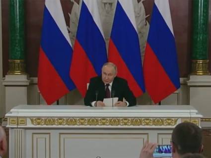 Presidente de Rusia propone a Ucrania reanudar conversaciones directas