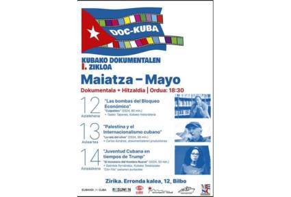 Documentales cubanos se exhibirán en Bilbao