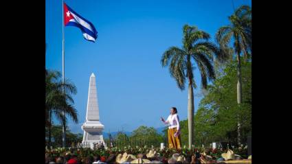 Aniversario 130 de  la caída en combate de José Martí en Dos Ríos