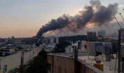 Ataque aéreo a la Radiodifusión de Irán en Teherán