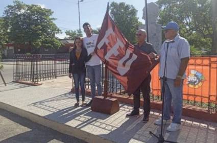 Este jueves tuvo lugar en el territorio holguinero de Calixto García el primero de los actos de nuevo ingreso a las filas de la FEU