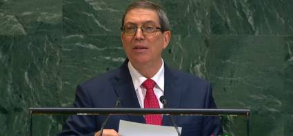 El canciller cubano, Bruno Rodríguez Parrilla