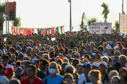 Acto de solidaridad con Palestina