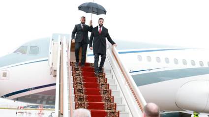 Llegada de Ahmad Al-Shara a Rusia