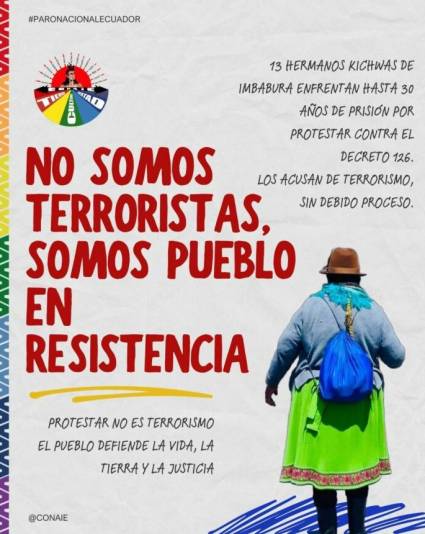 Paro nacional en Ecuador