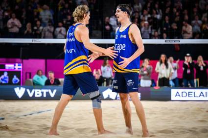 La dupla sueca de David Åhman-Jonatan Hellvig y Jacob Hölting Nilsson-Elmer Andersson.