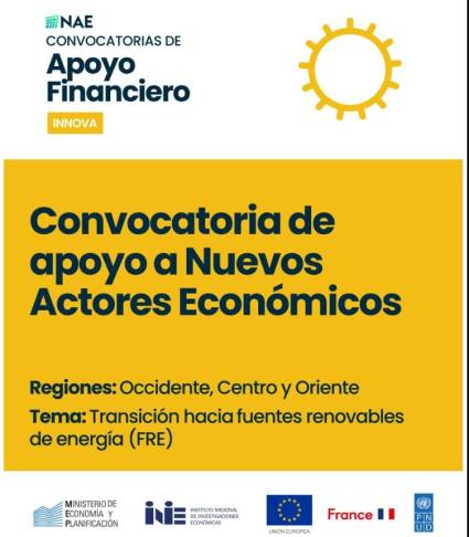 Convocatoria para impulsar soluciones de energías renovables